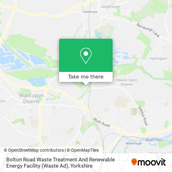 Bolton Road Waste Treatment And Renewable Energy Facility (Waste Ad) map
