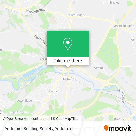 Yorkshire Building Society map