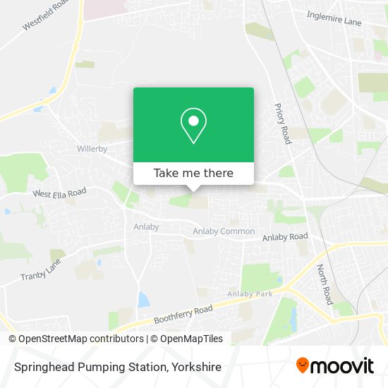 Springhead Pumping Station map