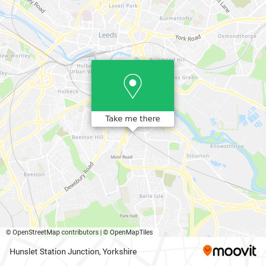 Hunslet Station Junction map