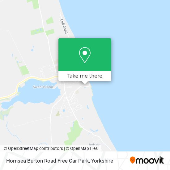 Hornsea Burton Road Free Car Park map