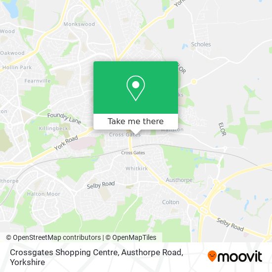 Crossgates Shopping Centre, Austhorpe Road map