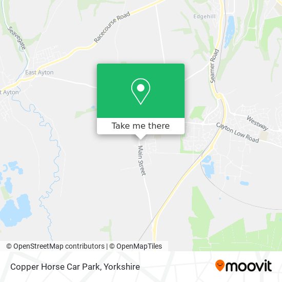 Copper Horse Car Park map