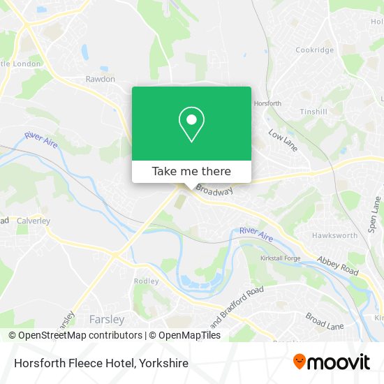 Horsforth Fleece Hotel map