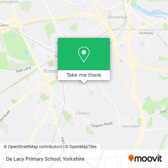 De Lacy Primary School map