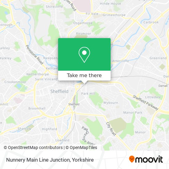 Nunnery Main Line Junction map