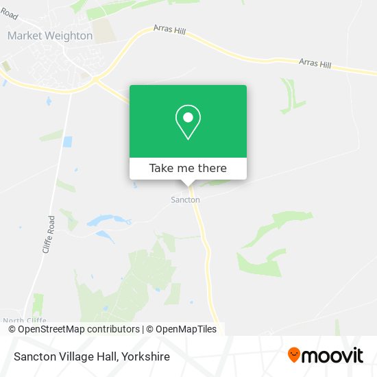 Sancton Village Hall map