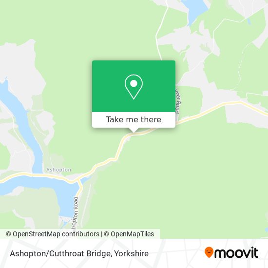 Ashopton/Cutthroat Bridge map