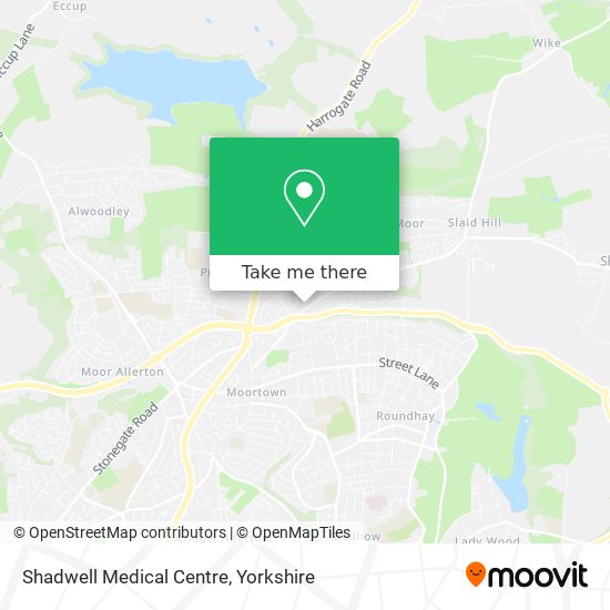 Shadwell Medical Centre map