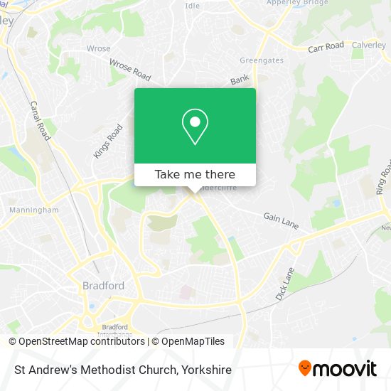 St Andrew's Methodist Church map