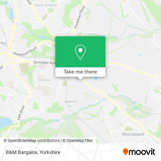 B&M Bargains map