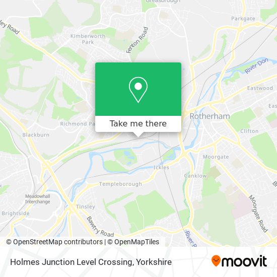 Holmes Junction Level Crossing map