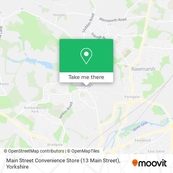 Main Street Convenience Store (13 Main Street) map