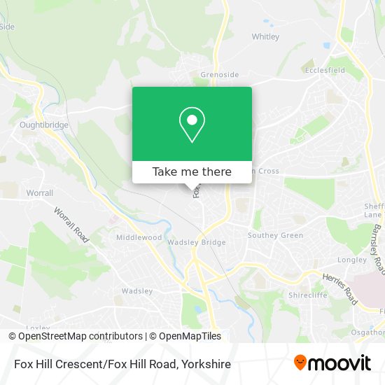 Fox Hill Crescent / Fox Hill Road map