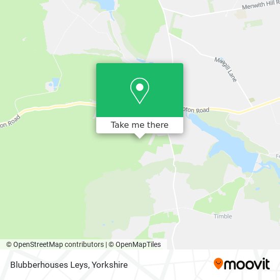 Blubberhouses Leys map