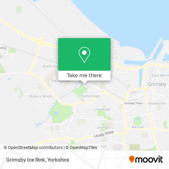 Grimsby Ice Rink map