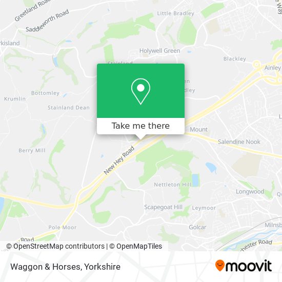 Waggon & Horses map