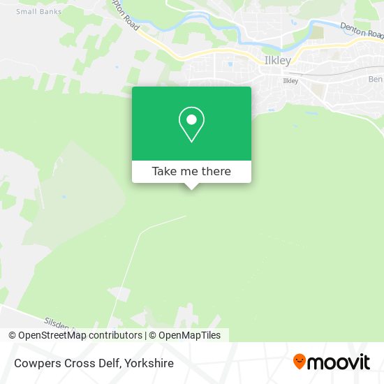 Cowpers Cross Delf map