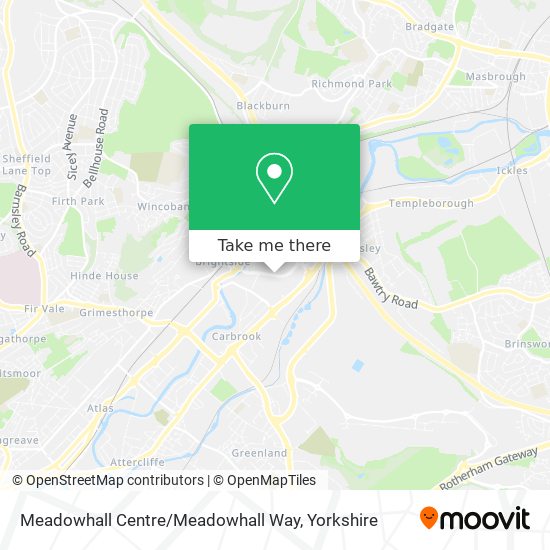 Meadowhall Centre / Meadowhall Way map