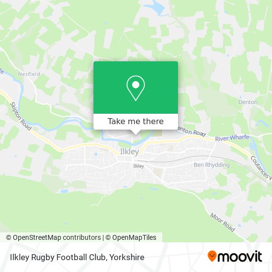 Ilkley Rugby Football Club map