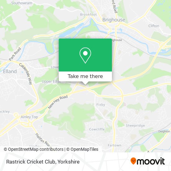 Rastrick Cricket Club map