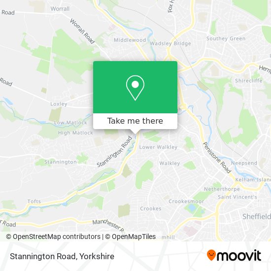 Stannington Road map