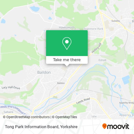 Tong Park Information Board map