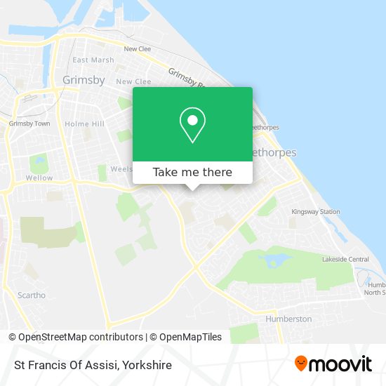 St Francis Of Assisi map