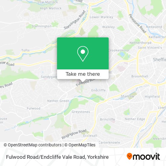 Fulwood Road / Endcliffe Vale Road map