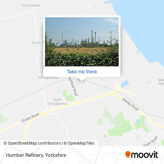 Humber Refinery map