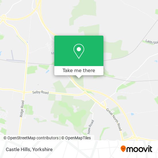 Castle Hills map