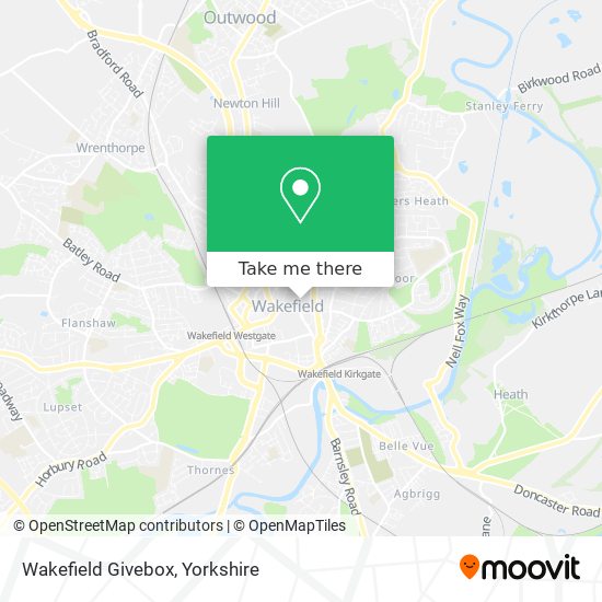 Wakefield Givebox map