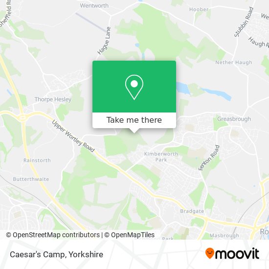 Caesar's Camp map