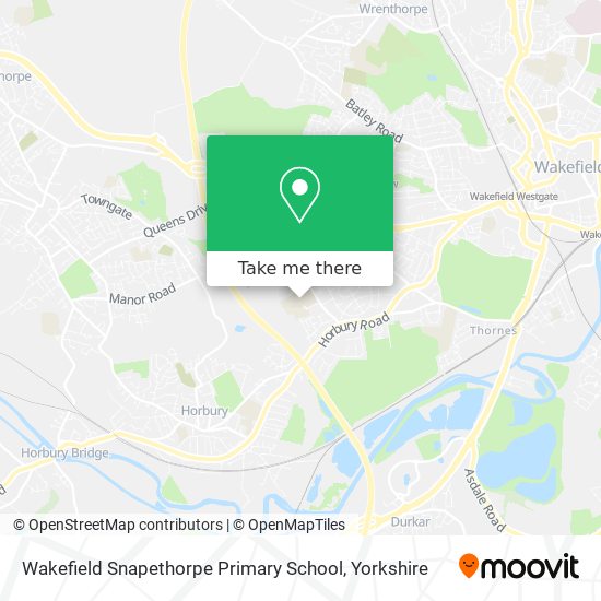 Wakefield Snapethorpe Primary School map