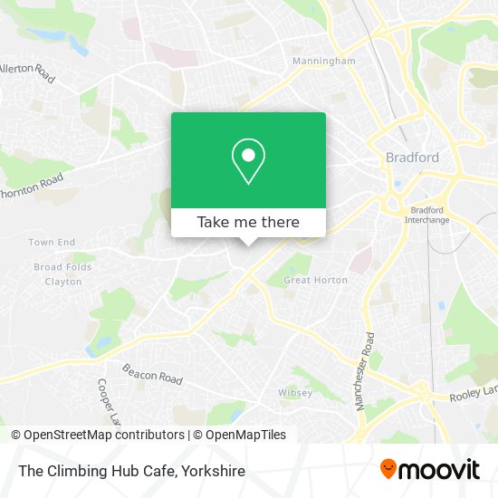 The Climbing Hub Cafe map