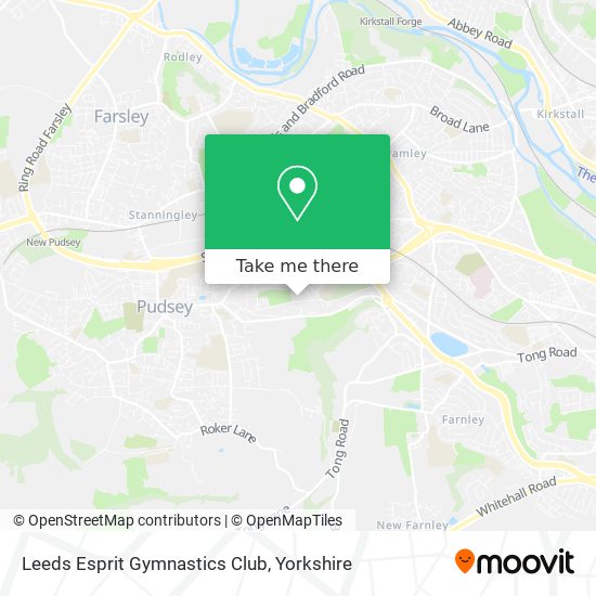 Leeds Esprit Gymnastics Club map