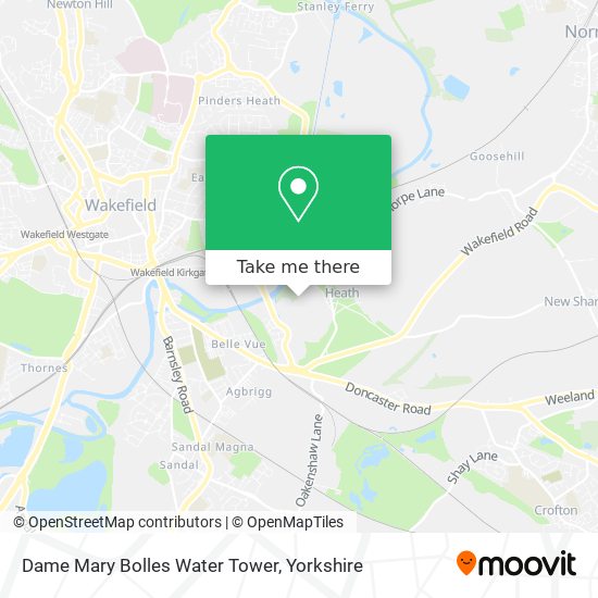 Dame Mary Bolles Water Tower map