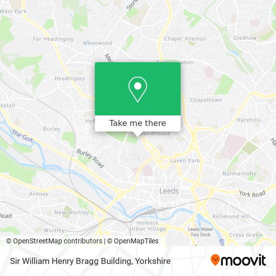Sir William Henry Bragg Building map