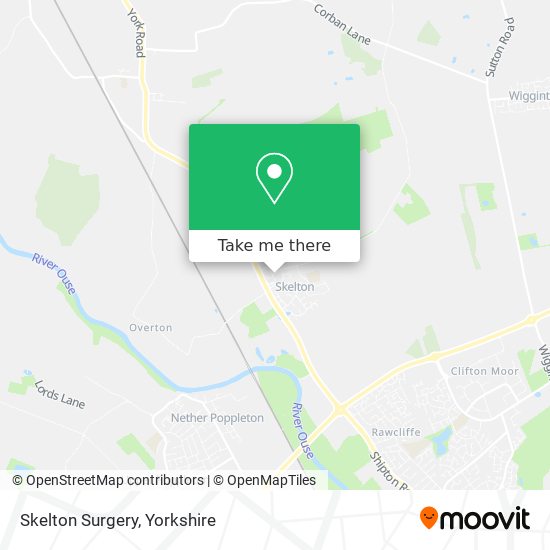 Skelton Surgery map