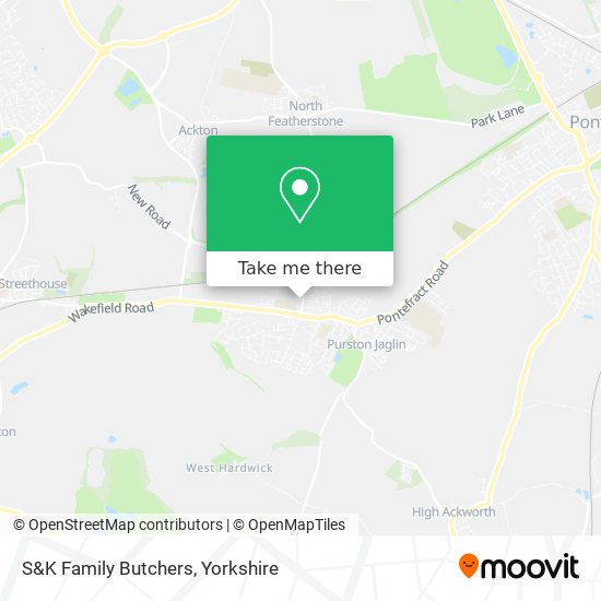 S&K Family Butchers map