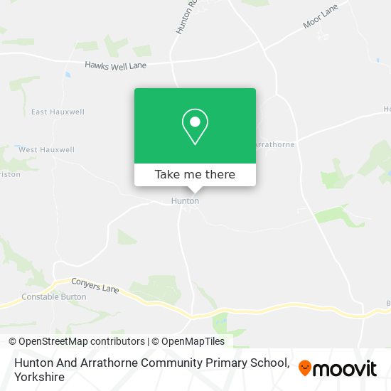 Hunton And Arrathorne Community Primary School map