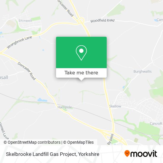 Skelbrooke Landfill Gas Project map