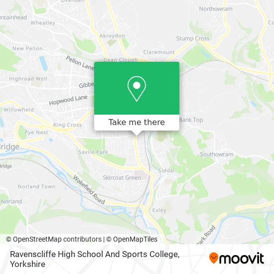 Ravenscliffe High School And Sports College map