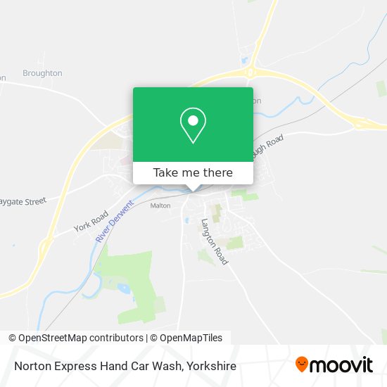 Norton Express Hand Car Wash map