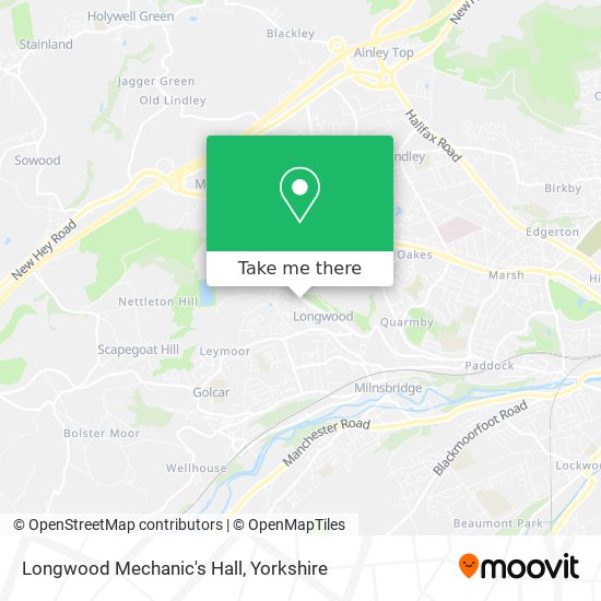 Longwood Mechanic's Hall map