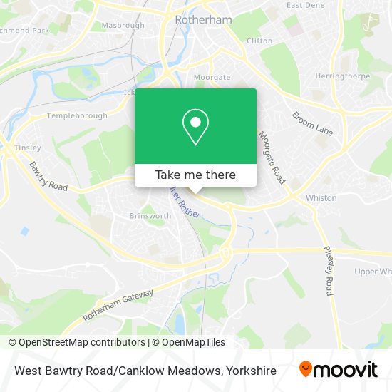 West Bawtry Road / Canklow Meadows map