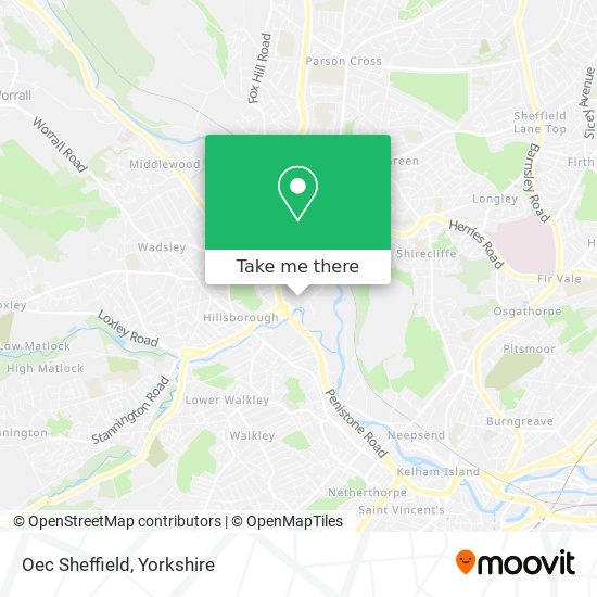 Oec Sheffield map
