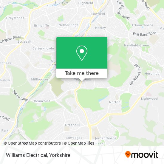 Williams Electrical map