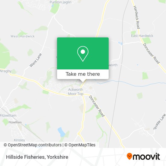 Hillside Fisheries map