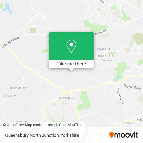 Queensbury North Junction map